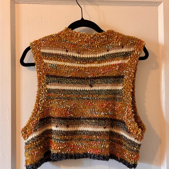 Anthropologie Maeve Multicolor Knit Sweater Vest - Picture 4 of 4